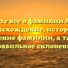 Узнайте все о фамилии Лисак: происхождение, история и значение фамилии, а также правильное склонение