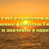 Узнайте всё о происхождении и склонении фамилии Гирева: история и значение в одной статье