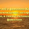 Узнайте всё о фамилии Козубай — происхождение, история и значение, а также склонение этой фамилии