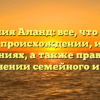 Фамилия Аланд: все, что нужно знать о происхождении, истории и значениях, а также правильном склонении семейного имени