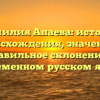 Фамилия Апаева: история происхождения, значение и правильное склонение в современном русском языке