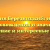 Фамилия Березницкий: история происхождения и значения, склонение и интересные факты