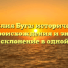 Фамилия Буга: исторический обзор происхождения и значения, полное склонение в одной статье