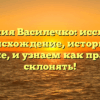 Фамилия Василечко: исследуем происхождение, историю и значение, и узнаем как правильно склонять!