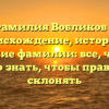 Фамилия Вобликов — происхождение, история и значение фамилии: все, что вам нужно знать, чтобы правильно склонять
