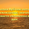 Фамилия Вуйчик: история происхождения, значения и особенности склонения в наши дни