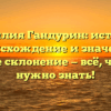 Фамилия Гандурин: история, происхождение и значение, полное склонение — всё, что вам нужно знать!