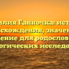 Фамилия Ганночка: история происхождения, значение и склонение для родословных и генеалогических исследований.