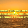 Фамилия Гапочка: история происхождения, значения и склонения в одной статье