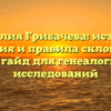 Фамилия Грибачева: история, значения и правила склонения – полный гайд для генеалогических исследований