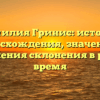 Фамилия Гринис: история происхождения, значения и изменения склонения в разное время
