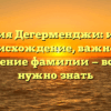 Фамилия Дегерменджи: история и происхождение, важность и склонение фамилии — все, что нужно знать