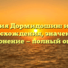 Фамилия Дормидошин: история происхождения, значения и склонение — полный обзор