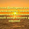 Фамилия Дюкарева: история происхождения, значение и правильное склонение — подробный обзор нашего родного имени!