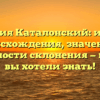 Фамилия Каталонский: история происхождения, значение и особенности склонения — все, что вы хотели знать!