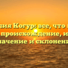 Фамилия Когур: все, что нужно знать — происхождение, история, значение и склонение