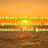 Фамилия Косулин: всё, что нужно знать о происхождении, значении и склонении этой фамилии