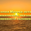 Фамилия Мазоха: история возникновения, значения и особенности склонения