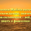 Фамилия Майлз: история происхождения, значение и правила склонения — всё, что вы хотели знать о фамилии Майлз!
