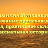 Фамилия Муллаянова: исследование происхождения и значения, правильное склонение и уникальная история