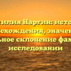 Фамилия Наргин: история происхождения, значение и правильное склонение фамилии в исследовании
