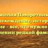Фамилия Поворотников: происхождение, история и значение – все, что нужно знать о склонении редкой фамилии