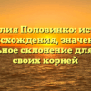 Фамилия Половинко: история происхождения, значение и правильное склонение для поиска своих корней