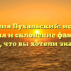 Фамилия Пухальский: история, значения и склонение фамилии — всё, что вы хотели знать!