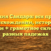 Фамилия Сандара: вся правда о происхождении, истории и значении + грамотное склонение в разных падежах