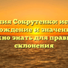 Фамилия Сокрутенко: история, происхождение и значение – все, что нужно знать для правильного склонения