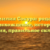 Фамилия Сокура: родовое происхождение, история и значения, правильное склонение