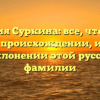 Фамилия Суркина: все, что нужно знать о происхождении, истории и склонении этой русской фамилии