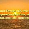 Фамилия Татор: всё, что нужно знать о происхождении, значении и правильном склонении
