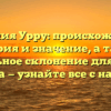 Фамилия Урру: происхождение, история и значение, а также правильное склонение для вашего рода — узнайте все с нами!