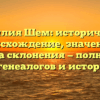 Фамилия Шем: историческое происхождение, значения и правила склонения — полный гид для генеалогов и историков