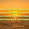 Фамилия Шлипер: история происхождения, значение и правильное склонение для генеалогических исследований