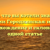 Все, что вы хотели знать о фамилии Городнянская: история, происхождение и склонение в одной статье