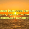 Загадки фамилии Багдан: история, происхождение и правильное склонение