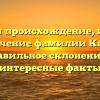 Изучаем происхождение, историю и значение фамилии Килин: правильное склонение и интересные факты