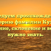 Исследуем происхождение и историю фамилии Кузюк: значение, склонение и все, что нужно знать.