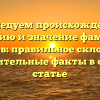 Исследуем происхождение, историю и значение фамилии Жемеров: правильное склонение и удивительные факты в одной статье