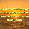 История и значение фамилии Ванюхина: все, что нужно знать о происхождении и склонении фамилии