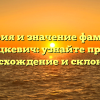 История и значение фамилии Мицкевич: узнайте про ее происхождение и склонение