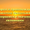 История и происхождение фамилии Вексельман: разбираемся в значении и склонении