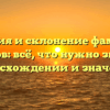 История и склонение фамилии Скулов: всё, что нужно знать о происхождении и значении