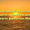 От родословной до склонения: познайте происхождение и значимость фамилии Марьевич