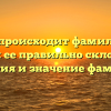 Откуда происходит фамилия Тяка и как ее правильно склонять: история и значение фамилии