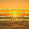 Познайте происхождение и значение фамилии Маган: уникальная история и правильное склонение в одной статье