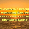 Познакомьтесь с историей и значениями фамилии Посаженникова: склонение и происхождение