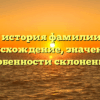 Полная история фамилии Кайно: происхождение, значения и особенности склонения.